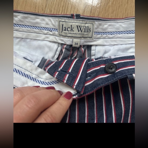 Jack Wills Striped Shorts Men’s size 34 - Picture 3 of 3